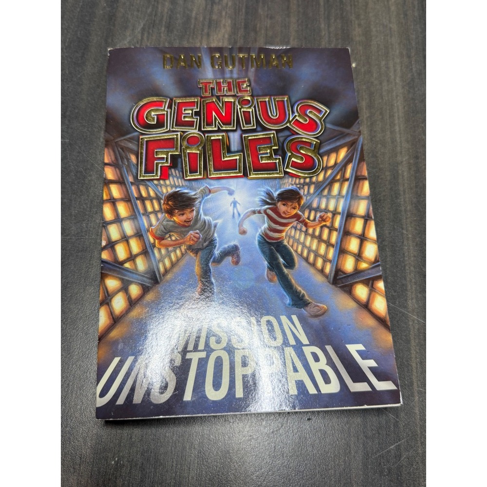 Dan Gutman The Genius Files Mission Unstoppable Paperback Book Juvenile Fiction